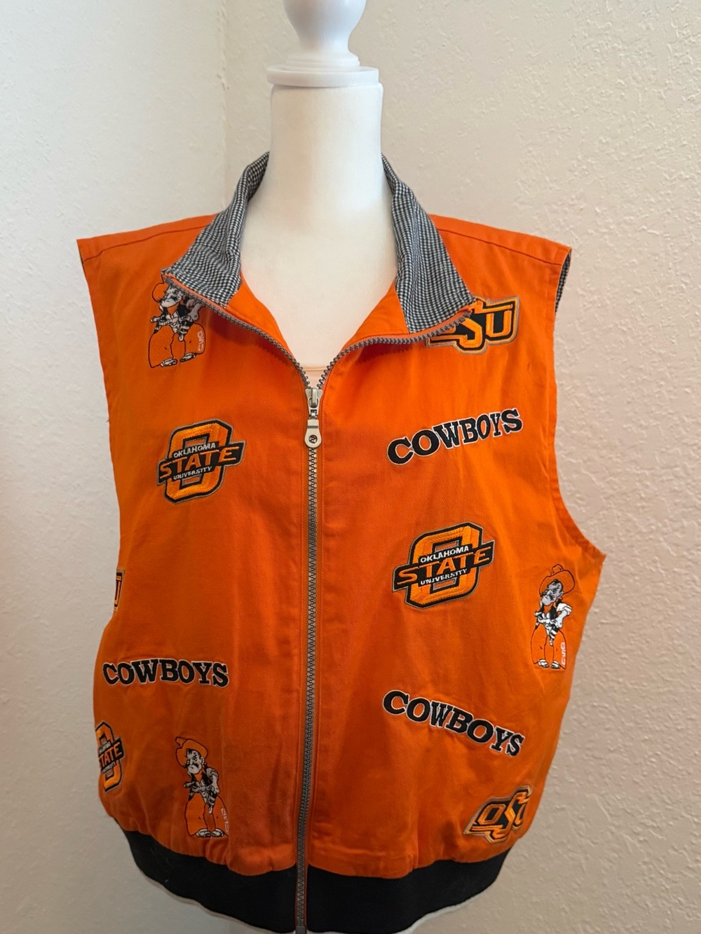 Oklahoma State Cowboys Orange Sleeveless Fan Vest